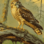 Forest Hawk Birds Diamond Painting
