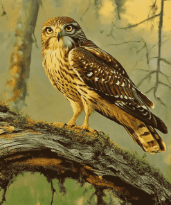 Forest Hawk Birds Diamond Painting