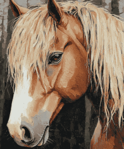 Forest Horse Diamond Painting