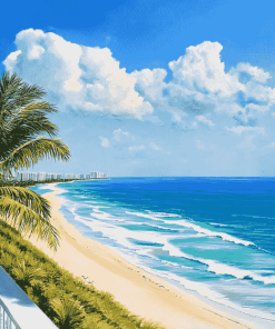 Fort Lauderdale Seascape Diamond Painting