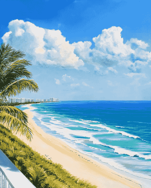 Fort Lauderdale Seascape Diamond Painting