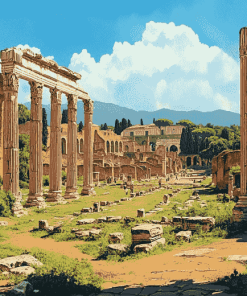 Forum Rome Landscapes Diamond Painting