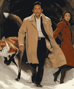 Fox Hunt Film Diamond Painting