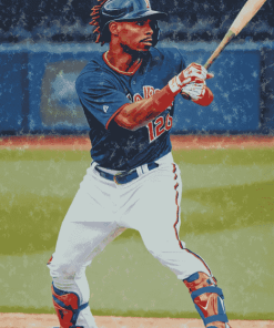 Francisco Lindor Baseball Icon Diamond Painting