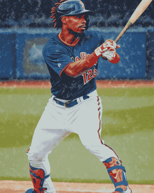 Francisco Lindor Baseball Icon Diamond Painting