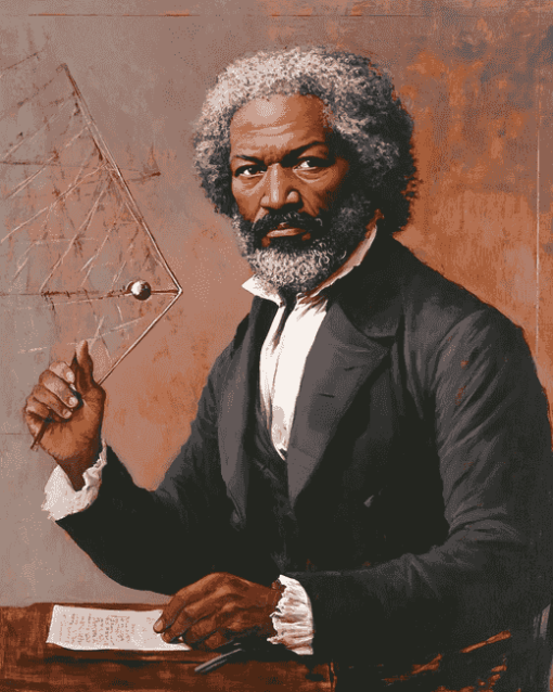 Frederick Douglass Vintage Diamond Painting