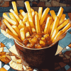 French Fries Inspired Diamond Painting