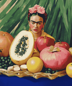 Frida Kahlo Fruit Still Life Diamond Painting