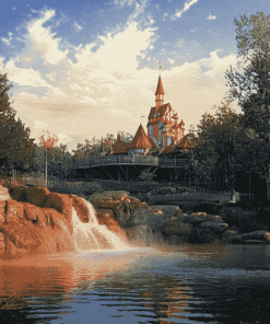 Frontierland Bay Lake Diamond Painting