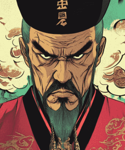 Fu Manchu Anime Diamond Painting