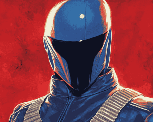 GI-Joe Cobra Commander Diamond Painting