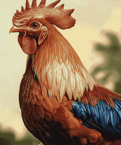 Gamecock Chicken Diamond Painting