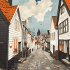 Gamle Stavanger Norway Diamond Painting