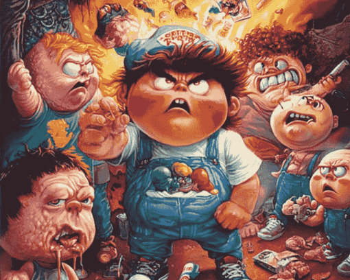 Garbage Pail Kids Animation Diamond Painting