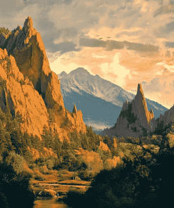 Garden Gods Colorado Landscape Diamond Painting