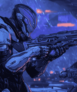 Garrus and James Gaming Diamond Painting