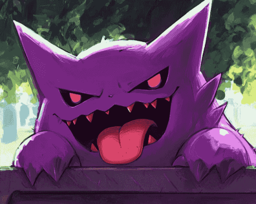 Gengar Fantasy Diamond Painting