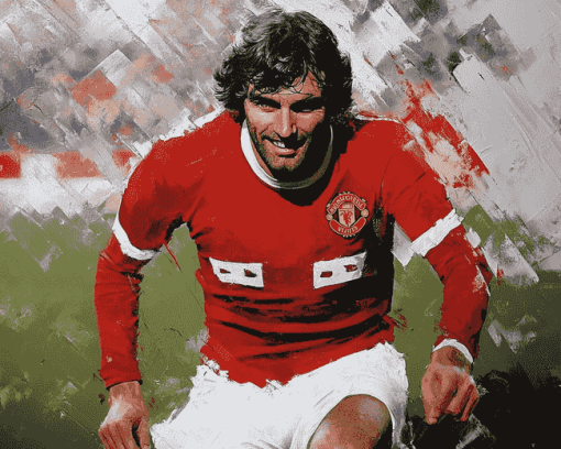 George Best Manchester United Diamond Painting