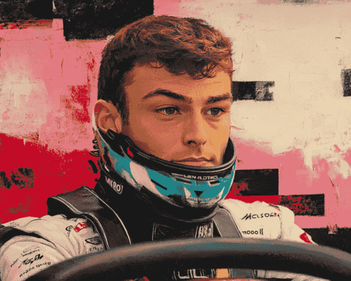 George Russell Racing Star Diamond Painting