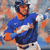 George Springer Baseball Diamond Painting