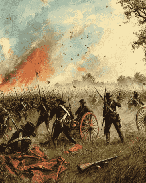 Gettysburg Military Scene Diamond Painting