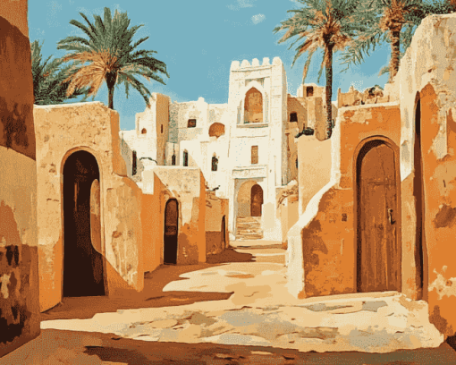 Ghadames Historical Towns Diamond Painting