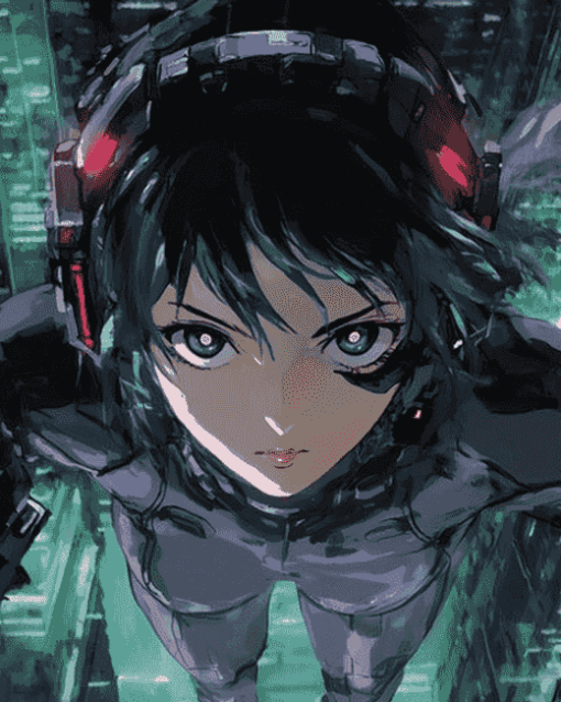 Ghost In The Shell Anime Diamond Painting