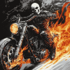 Ghost Rider Cartoon Diamond Painting