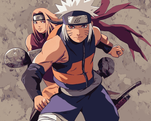 Ginkaku Naruto Manga Diamond Painting