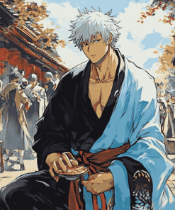 Gintoki Sakata Anime Diamond Painting