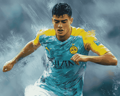 Giovanni Reyna Football Star Diamond Painting