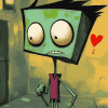 Gir Invader Zim Cartoons Diamond Painting