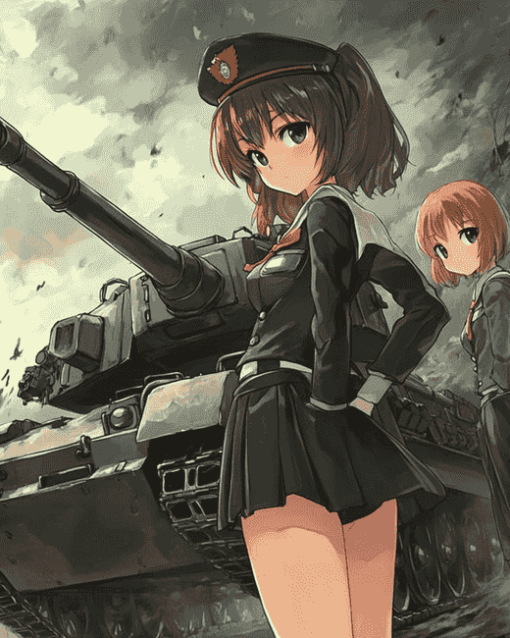 Girls Und Panzer Anime Diamond Painting