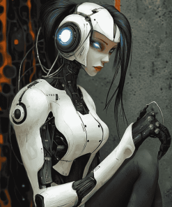 Glados Robot Diamond Painting