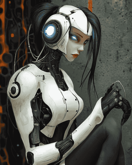 Glados Robot Diamond Painting