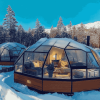 Glass Igloo Winter Wonderland Diamond Painting