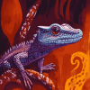 Goanna Dragon Diamond Painting