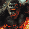 Godzilla vs King Kong Animation Diamond Painting