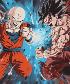 Goku and Jiren Anime Diamond Painting