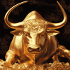 Golden Bull Diamond Painting