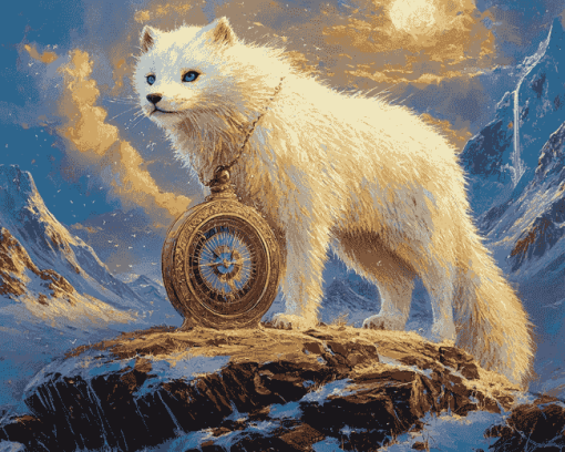 Golden Compass Furets Diamond Painting