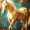 Golden Mare Diamond Painting