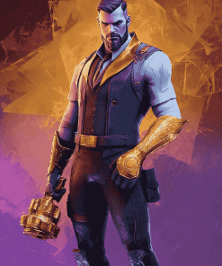 Golden Midas Fortnite Diamond Painting