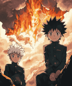 Gon and Kilauea Anime Diamond Painting