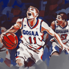 Gonzaga Bulldogs Basketball Diamond Painting