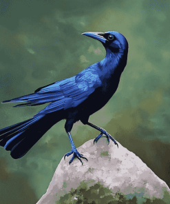 Grackle Delight Diamond Painting