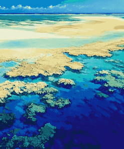 Great Barrier Reef Seascape Diamond Painting