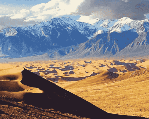 Great Sand Dunes Mountain Diamond Painting