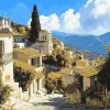 Greece Cityscapes Diamond Painting