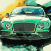 Green Bentley Luxury Diamond Painting